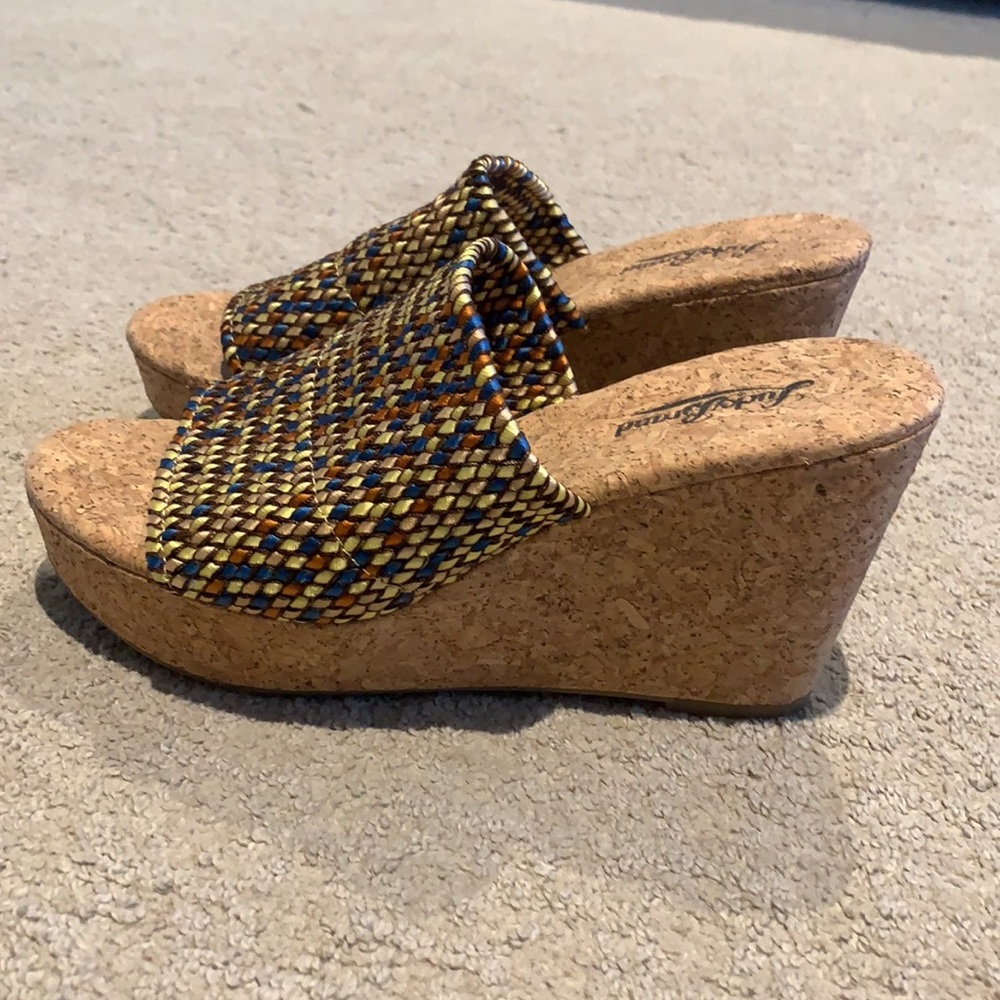 Lucky Brand Cork Wedges